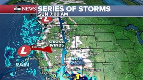 Major Storm Slams Into West Coast With Powerful Winds Heavy Rain And