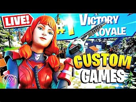 Live Fortnite Custom Games Youtube