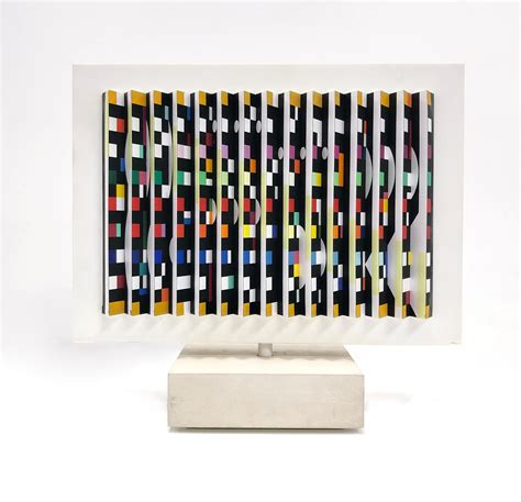 Victor Vasarely - DOUBLE SIDED POLYMORPH KENETIC SCULPTURE For Sale at 1stDibs | kenetic art ...