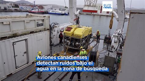 Los equipos de búsqueda del submarino desaparecido detectan ruidos