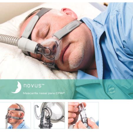 Mascarilla Nasal Para CPAP Novus Mediana 8uds Salunatur