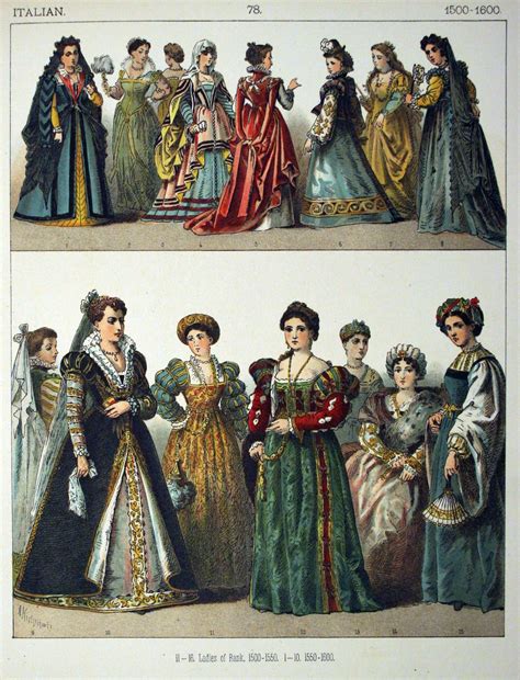 Italian 1500 1600 Renaissance Fashion Renaissance Fashion History