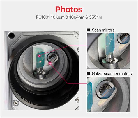 Ultrarayc Rc1001 Scanning Galvo Head Set 10mm Galvanometer Scanner 10 6um And1064nm And 355nm With