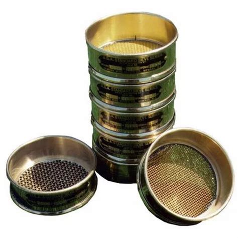 Brass Gi Frame Sand Aggregate Test Sieves Equipments For