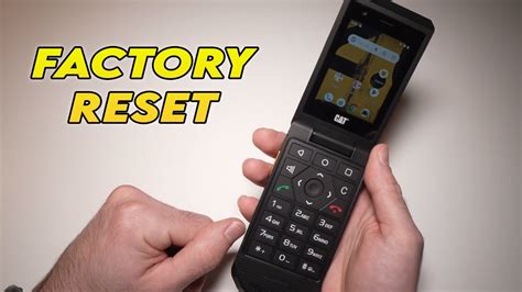 Cat S22 Flip Phone How To Factory Reset Hard Reset Youtube