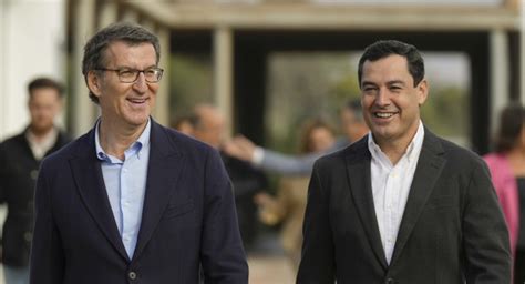 Feijoo Estrecha Lazos Con Bendodo Y El PP Andaluz Para Aguantar El