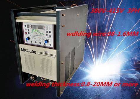 Mig 500 Welding Mig Double Pulse Mig Mma Inverter Welder Aluminium