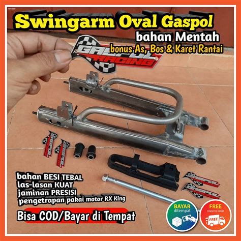 Jual Swingarm Arm Oval RX King Besi Tebal Las Lasan Kuat Lengan Ayun