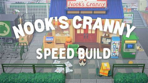 Let S Decorate Nook S Cranny Acnh Speed Build Youtube