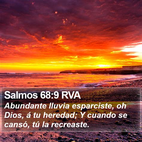 Salmos Rva Abundante Lluvia Esparciste Oh Dios Tu