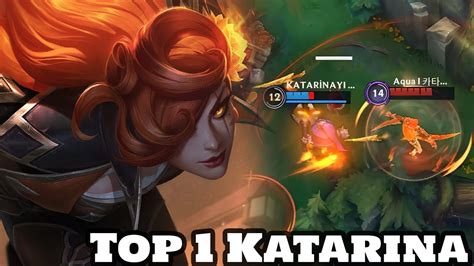 Wild Rift Katarina Top 1 Katarina Gameplay Rank Master YouTube