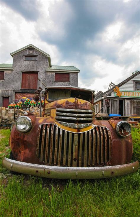 Retired Chevy - 11x14 Photo Print - Old rusty junked Chevrolet Truck ...