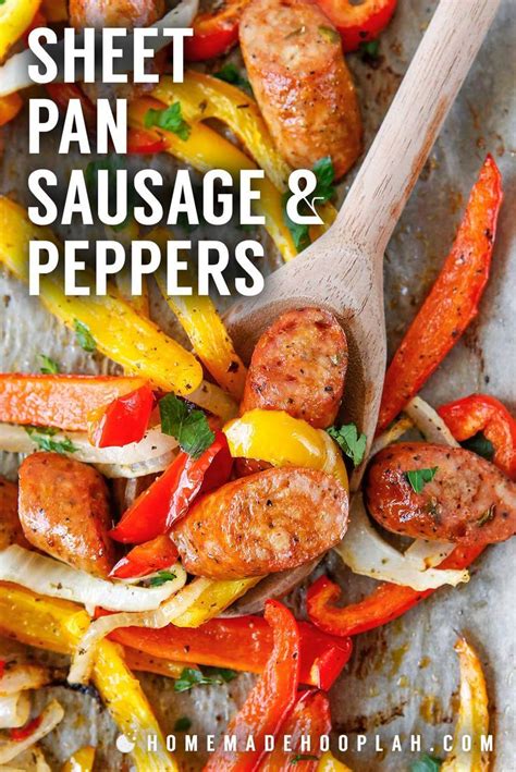 Easy Sausage And Peppers In The Oven Artofit