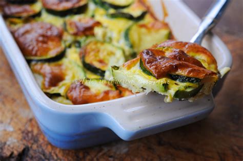 Tortino Di Zucchine Al Forno Con Uova Ricetta Leggera Arte In Cucina