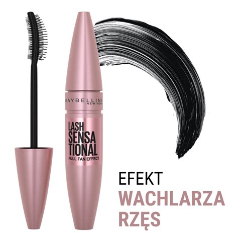 MAYBELLINE Lash Sensational tusz do rzęs black 9 5 ml Drogeria