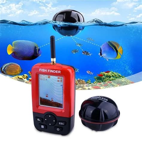 Lake Sea Fishing Smart Portable Fish Finder Depth Alarm Wireless Sonar