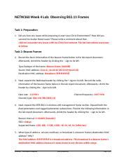 Netw Week Lab Docx Netw Week Lab Observing Frames