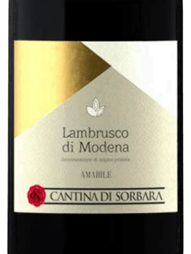 Cantina Di Sorbara Lambrusco Di Modena Amabile Vivino Us