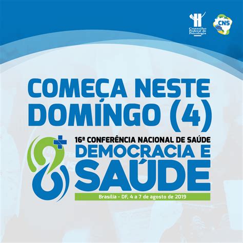 16ª Conferência Nacional De Saúde 8ª8 Começa No Próximo Domingo