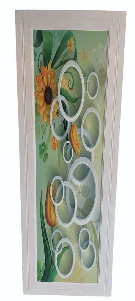 Hinged Polished Digital Printed Bathroom Pvc Door For Interior At Rs