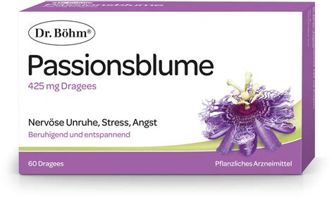 Dr Böhm Passionsblume 425 Mg Dragees Kaufen Valsona De