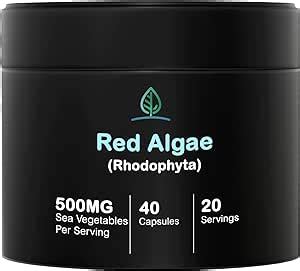 Amazon Holistic Bin Red Marine Algae Capsules Gigartina And