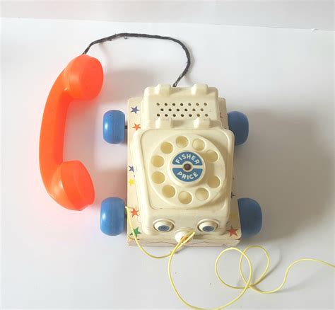 Vintage Fisher Price Telephone Toy Fisher Price Vintage Pull - Etsy