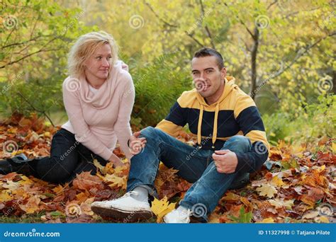 Autumn Romance Stock Photo Image Of Beautiful People 11327998