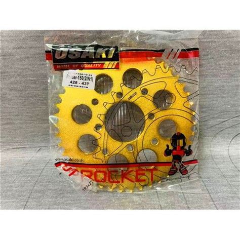 Flash Sales Cod Osaki Revo Lucky Gold Sprocket Set Raider 150 Nbreed Reborn Lazada Ph