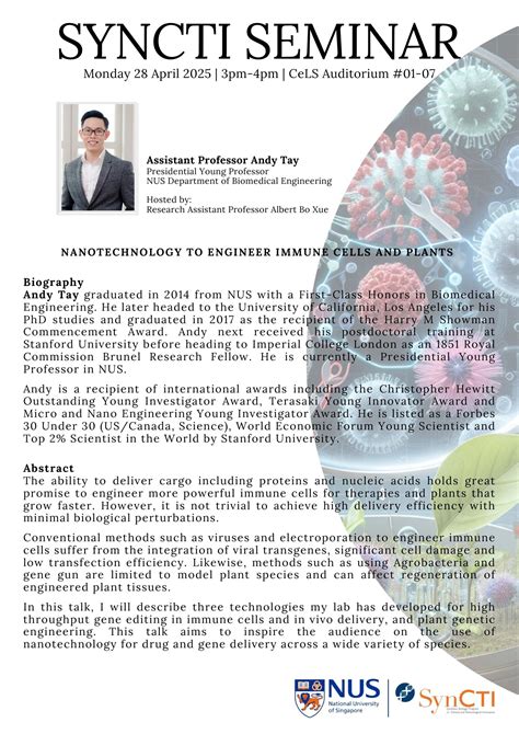 SynCTI Seminar: Dr Andy Tay – SynCTI