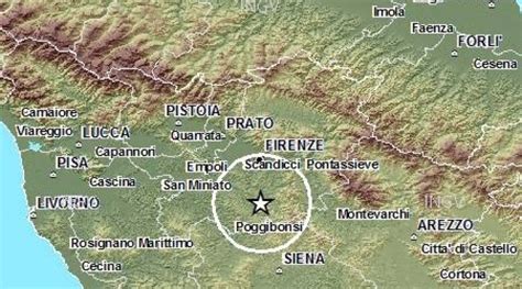 Terremoto Sciame Sismico In Toscana Oltre Scosse Nella Notte