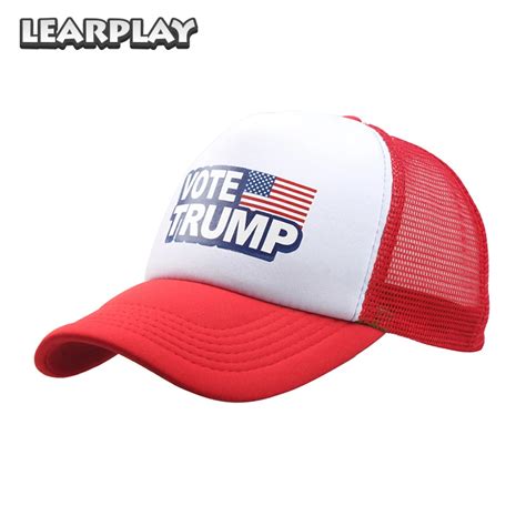 Aliexpress.com : Buy New Donald Trump Mesh Baseball Caps Vote Trump ...