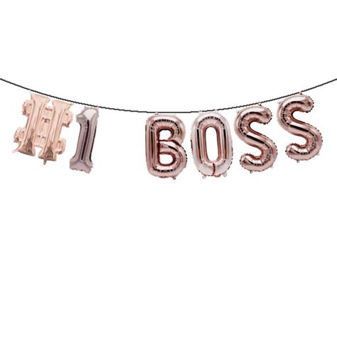 1 Boss Balloon Banner Set Bosss Day Instaballoons Instaballoons