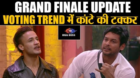 Bigg Boss Grand Finale Voting Trend Siddharth Vs Asim