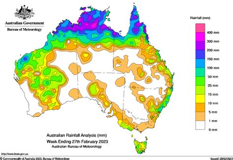 Weekly rainfall update + rain outlook 1 March 2023 - Sheep Central