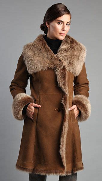 Pin En Shearling Sheepskin Naked Leather And Similar Coats