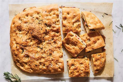 Cheese And Herb Stuffed Focaccia Recipe King Arthur Baking