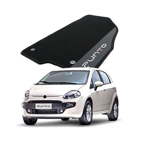 Tapete Carpete Bordado Novo Fiat Punto Logo