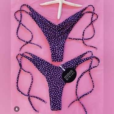 Moana Bikini Side Tie Bottoms Gem