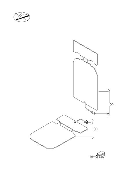 Volkswagen Passat Variant 2016 2017 Electrical Parts For Seat And Backrest Heating Vag