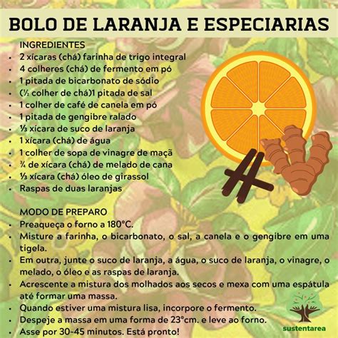 Receita Bolo De Laranja Sustentarea