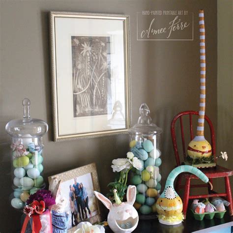 Easter Home Decor 2017 The Entry Table Aimee Ferre