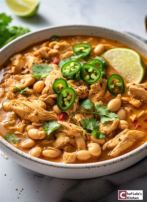 The Ultimate Hearty White Bean Chicken Chili Chef Lola S Kitchen