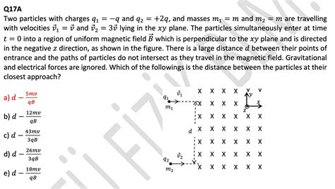 Solved Two Particles With Charges Q1−q And Q22q And