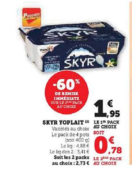 Promo Skyr Yoplait Chez Hyper U ICatalogue Fr