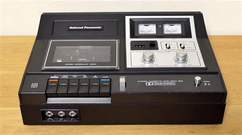 National Panasonic RS 269 Stereo Cassette Tape Deck Vintage Audio