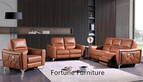 Plaza (SE920)3+2 Italian leather recliner lounge suite - Fortune Furniture