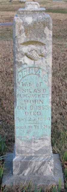 Delilah A Gullett Bluejacket 1863 1894 Mémorial Find a Grave