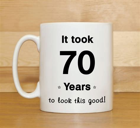 70th Birthday Mug 70th Mug 70th Birthday Gift Birthday Etsy UK