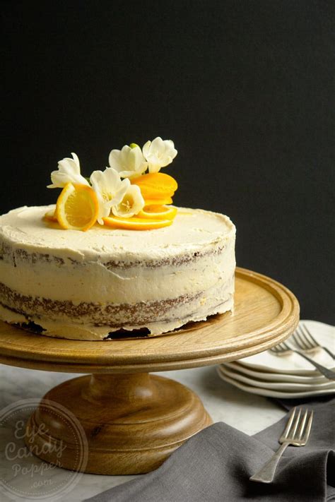 Boozy Orange Chocolate Naked Cake Gluten Free Dairy Free